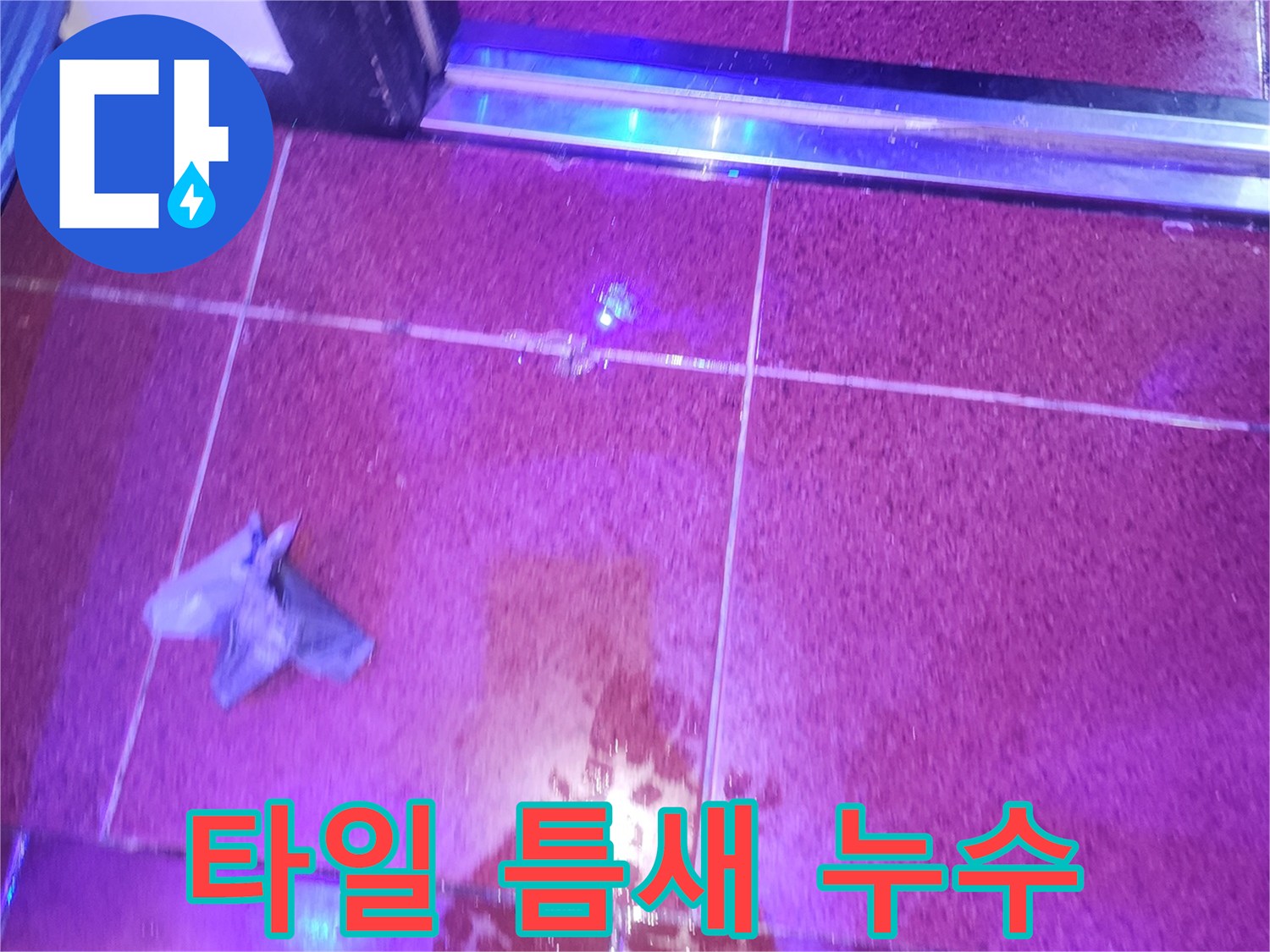 타일-사이-줄눈-파손-부위-누수-확인
