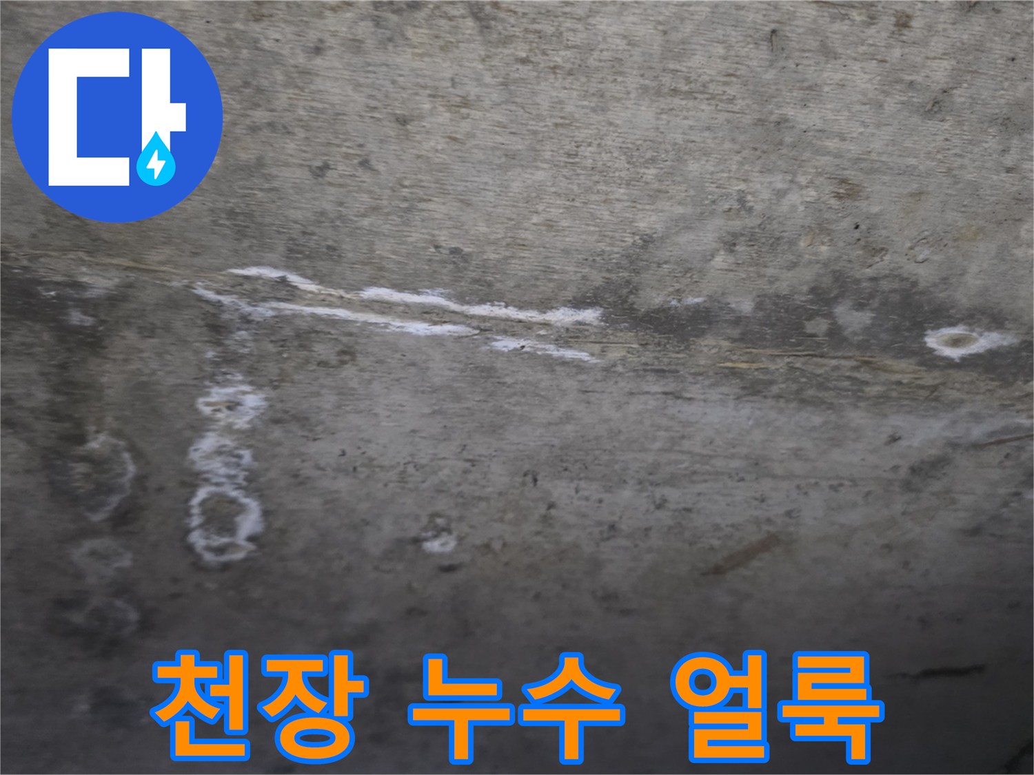콘크리트-천장-물샘-흔적-확인