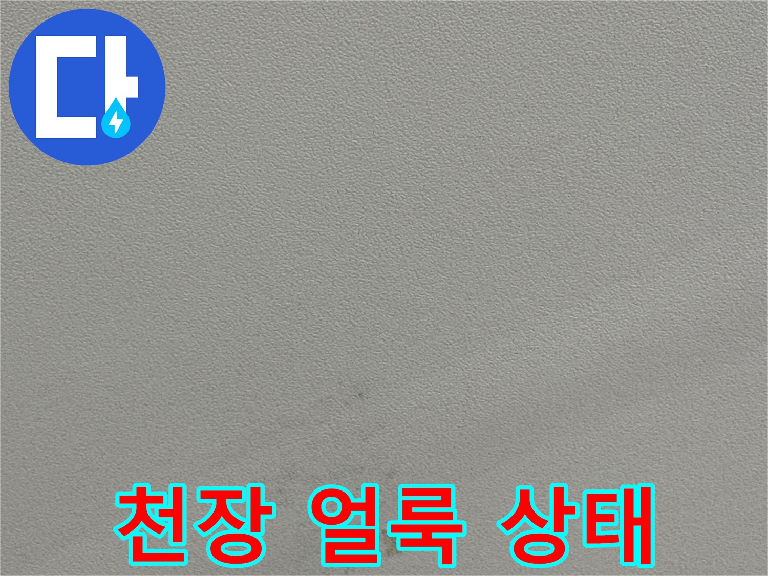 용인 수지구 동천동-천장 벽지 얼룩 및 변색 부위