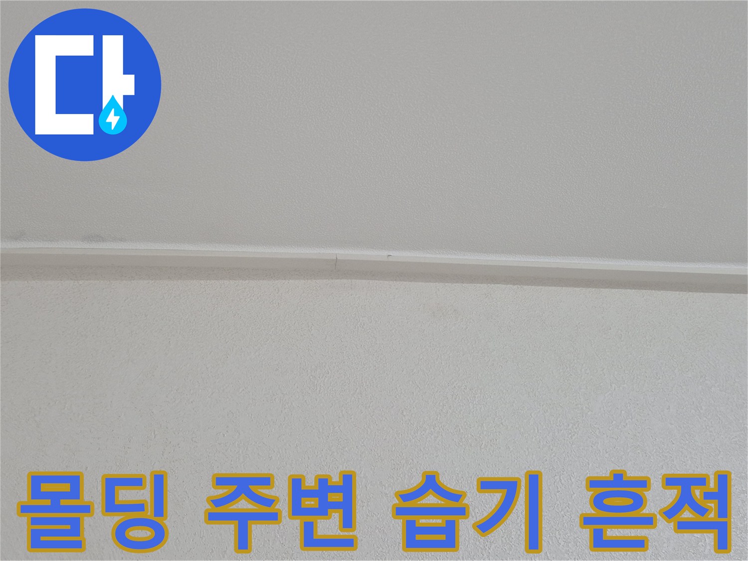 천장-몰딩-주변의-습기-및-변색